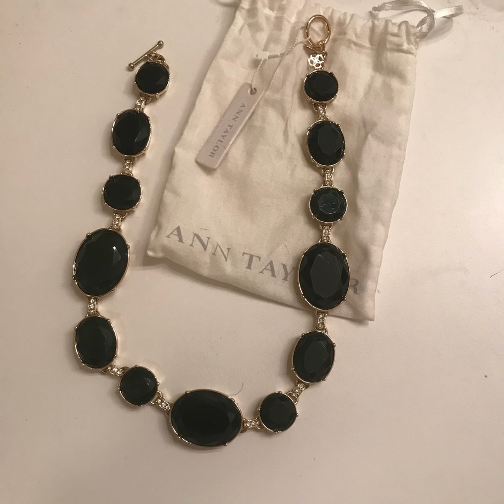 Gorgeous Emerald Ann Taylor Statement Necklace